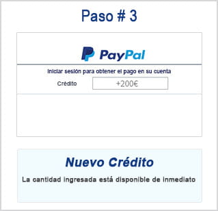 el dinero depositado con paypal está disponible de inmediato